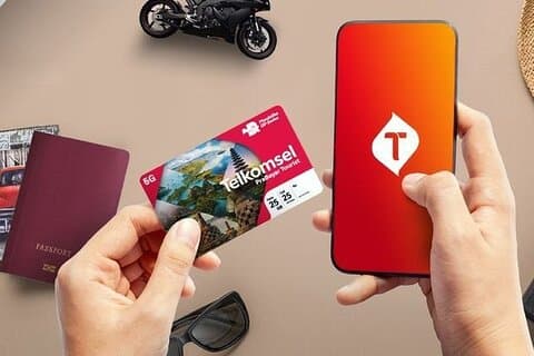Cartão SIM pré-pago Bali 4G e 5G