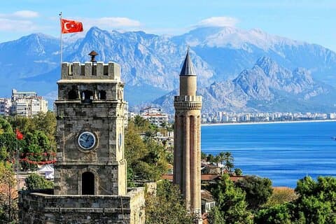 Tour della città di Antalya per l'intera giornata con cascate e funivia Olympos