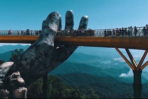 From Da Nang Ba Na Hills Golden Bridge Day Tour