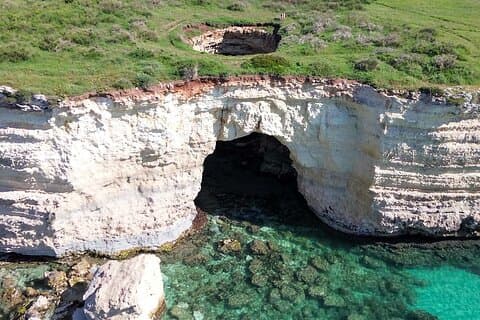 PRIVAT Tur fra Otranto til Mulino d'Acqua-bugten og Sfondata-grotten