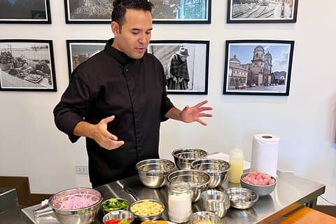 Autentisk 4-retters peruviansk madlavningsklasse i Lima + Pisco Sour