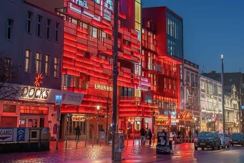 Une visite audio autoguidée du quartier rouge de Hambourg