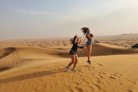 Dubai Morning Desert Safari Lahbab – Privé 4x4, Sandboarden