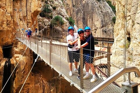 Excursão privada em Caminito del Rey de Marbella ou Málaga