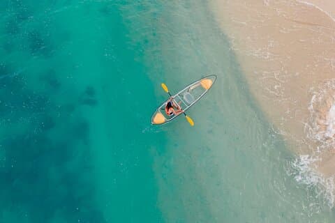 Privétour Clear Kayak-fotoshoot op de Turks- en Caicoseilanden