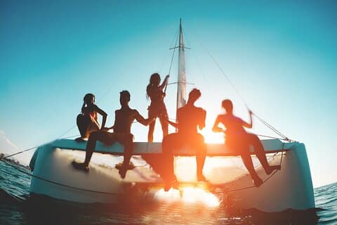 Tour Privado Cruzeiro de Catamarã ao Pôr do Sol Ilhas Turks e Caicos
