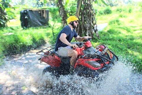Bali ATV Ride Adventure & Wildwasser-Rafting mit All-Inclusive