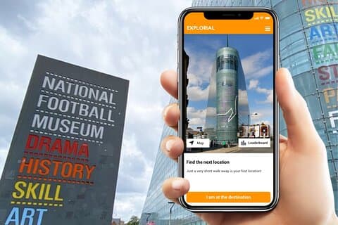 Tour autoguiado de búsqueda del tesoro y lugares de interés de Manchester