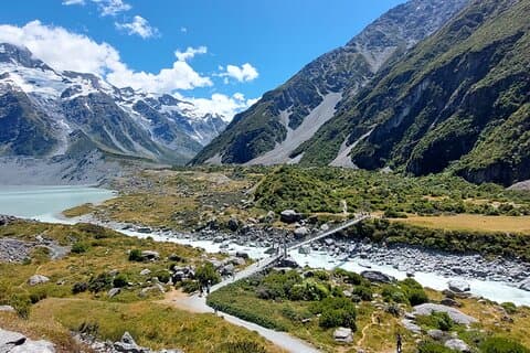 Mount Cook Tour: Afslut ved Queenstown, Christchurch eller Dunedin
