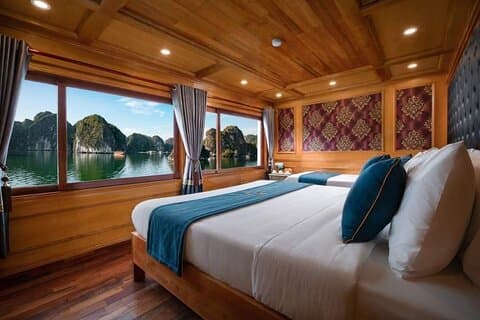 From Ninh Binh: Lan Ha Bay 2 Days on Cruise, Biking & Kayaking
