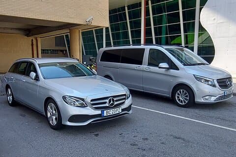 Service de transfert en taxi à Porto, Gaia, aéroport, gare, bus, bateau