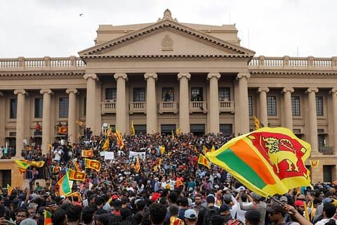 Colombo sociala och politiska promenad