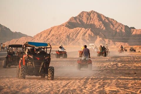 Súper Safari, ATV y Puesta del Sol, Paseo en Camello con Cena