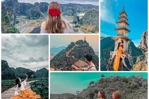 Excursion d'une journée à Ninh Binh Tam Coc Mua Cave Hoa Lu Déjeuner buffet en limousine