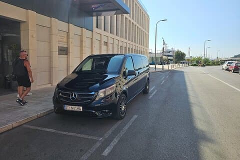 Traslado privado desde el aeropuerto de Split Croacia al hotel