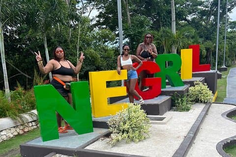 Privat heldags Negril-tur og shopping fra Montego Bay
