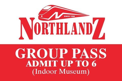 Billet de groupe NORTHLANDZ pour 6 personnes (INTÉRIEUR UNIQUEMENT)