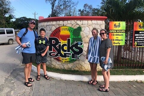 Ricks Café og 7 mile strandtur fra Montego Bay