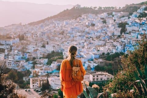 Privat 2 Tage 1 Nacht Fes nach Tanger über Chefchaouen