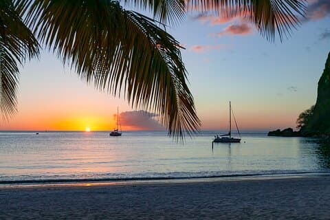 Privat rundtur Saint Lucia Beachfront Sunset