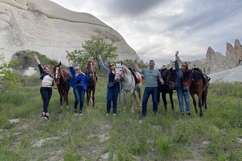 Visite à cheval en Cappadoce