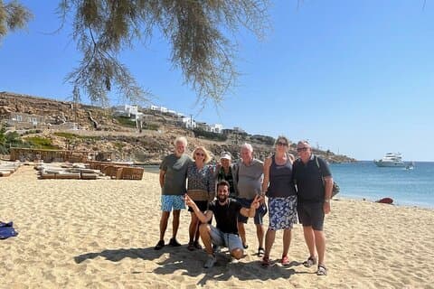 Mykonos Tour mit Snacks und Abholung (kleine Gruppe oder privat)
