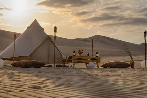 Huacachina: Dinner Experience under the stars in Ica Desert