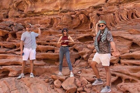 Canyon Salama Jeepsafari in de Sinaï-woestijn en snorkelen in Dahab