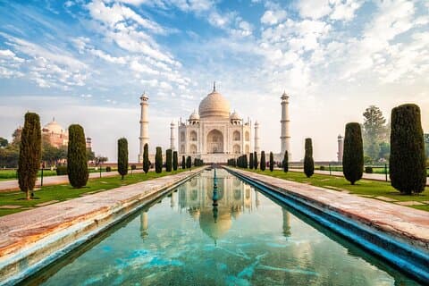 Heldags privat soluppgång Taj Mahal-tur från New Delhi med bil