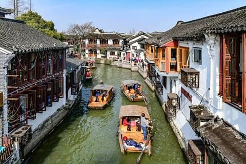Private Day Tour til det tidligere franske koncessionsområde og Zhujiajiao Water Town