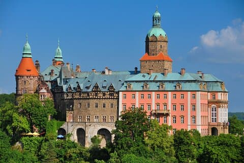Spring køen over Ksiaz Slot fra Wroclaw med privat bil