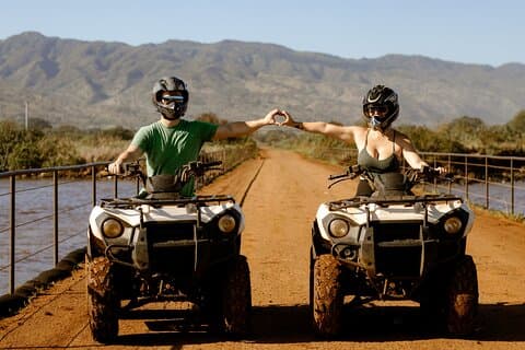 Oahu Beachfront ATV Adventure og Farm Tour