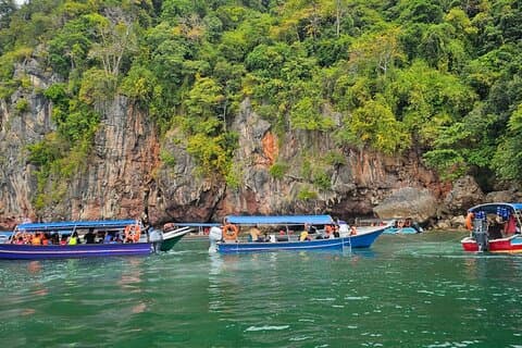 Partage d'une demi-journée en bateau sur la mangrove avec déjeuner à Langkawi