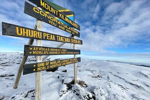 7 dagen Mount Kilimanjaro klimmen via Machame Route