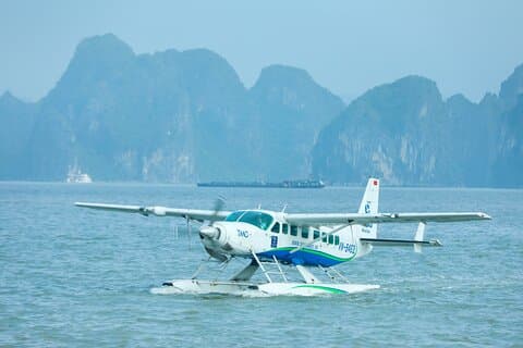 Bird's eye view of Ha Long Bay Seaplane -25 minutes from SKY