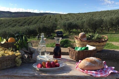 Degustazione di olio e cibi nella provincia di Agrigento