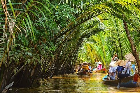 Tour di un giorno My Tho - Ben Tre in barca Esplora Coconut Island