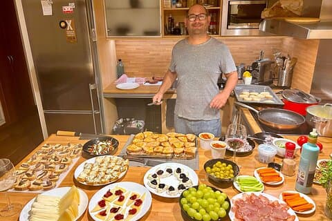 Tapas, Vinho e Churrasco Argentino em Barcelona