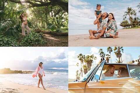 Maui Fotógrafo, Retrato de praia para família e casal