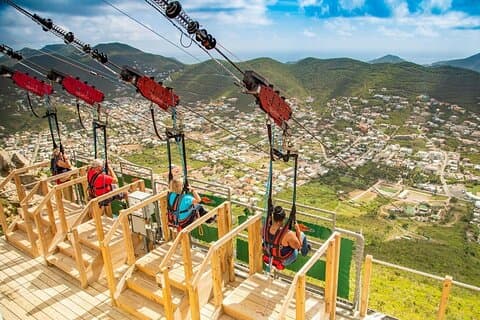 Privat rundtur St Maarten Flygande Holländare, Skonare Ride och mer