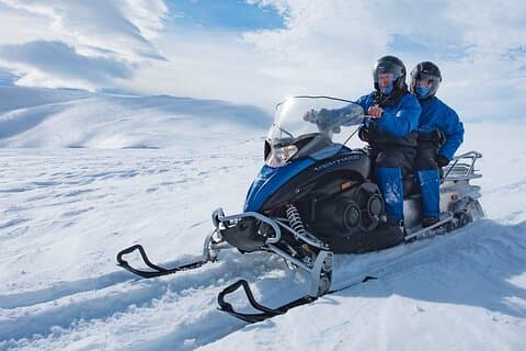 Snøscootertur på Vatnajökull