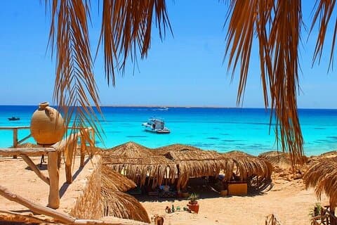 Hurghada: viagem de mergulho com snorkel na ilha Orange com almoço