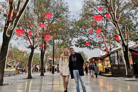 Xi'an Big Wild Goose Pagoda Sleepless Town Night Walking Tour