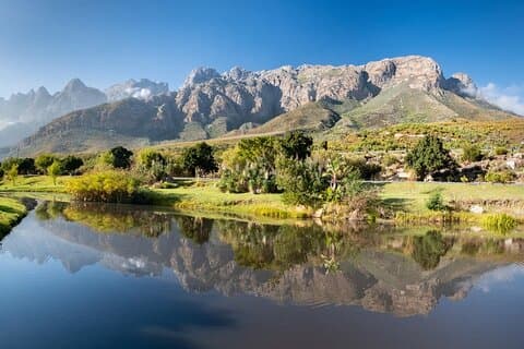 Big Five Safari en Breede River Valley begeleide dagtocht