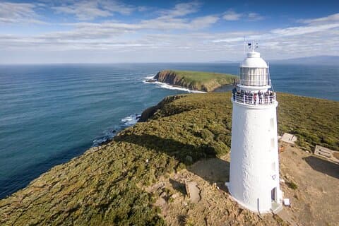 Bruny Island-mad, sightseeing, guidet fyrtur og frokost