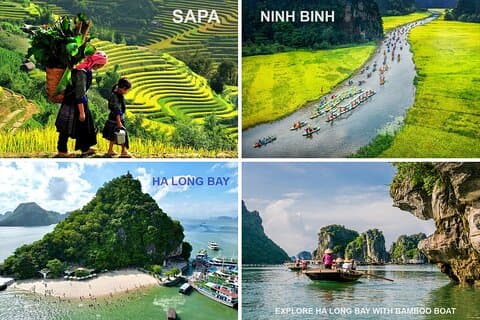7 dagers reise til Vietnam (Hanoi - Ninh Binh - Sapa - Ha Long)