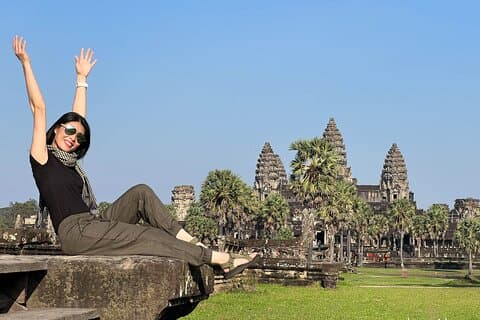 Volledige dagtour met kleine groepen en zonsondergang in het Angkor-gebied vanuit Siem Reap