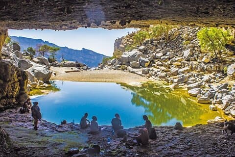 Privat heldagstur i Grand Canyon Oman Jabal Shams og Nizwa