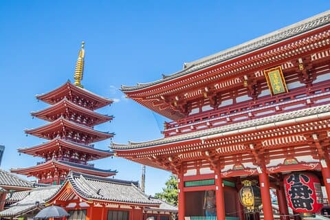 Tempio di Asakusa Senso-ji e tour a piedi della vecchia Tokyo