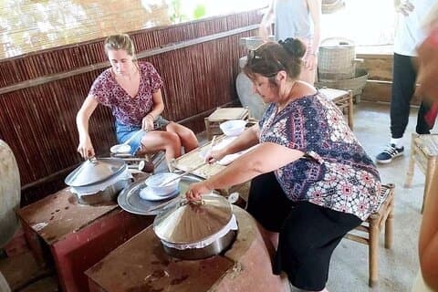 Clase de cocina vegetariana de 3 horas con chef local en Cam Thanh